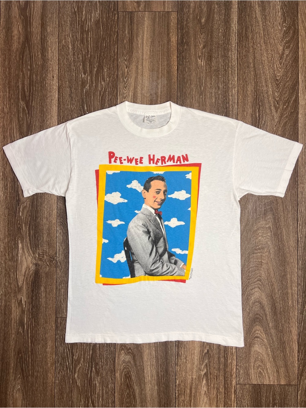 Pee-wee Herman Short Sleeve Graphic Tee - White